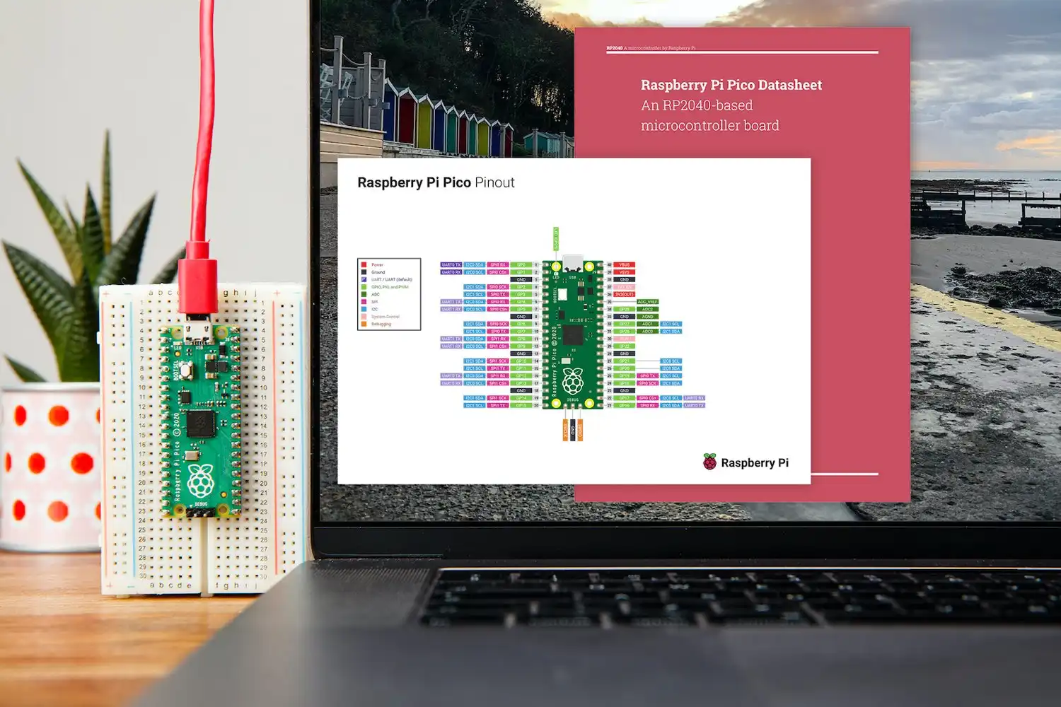 An image of the Raspberry Pi Pico